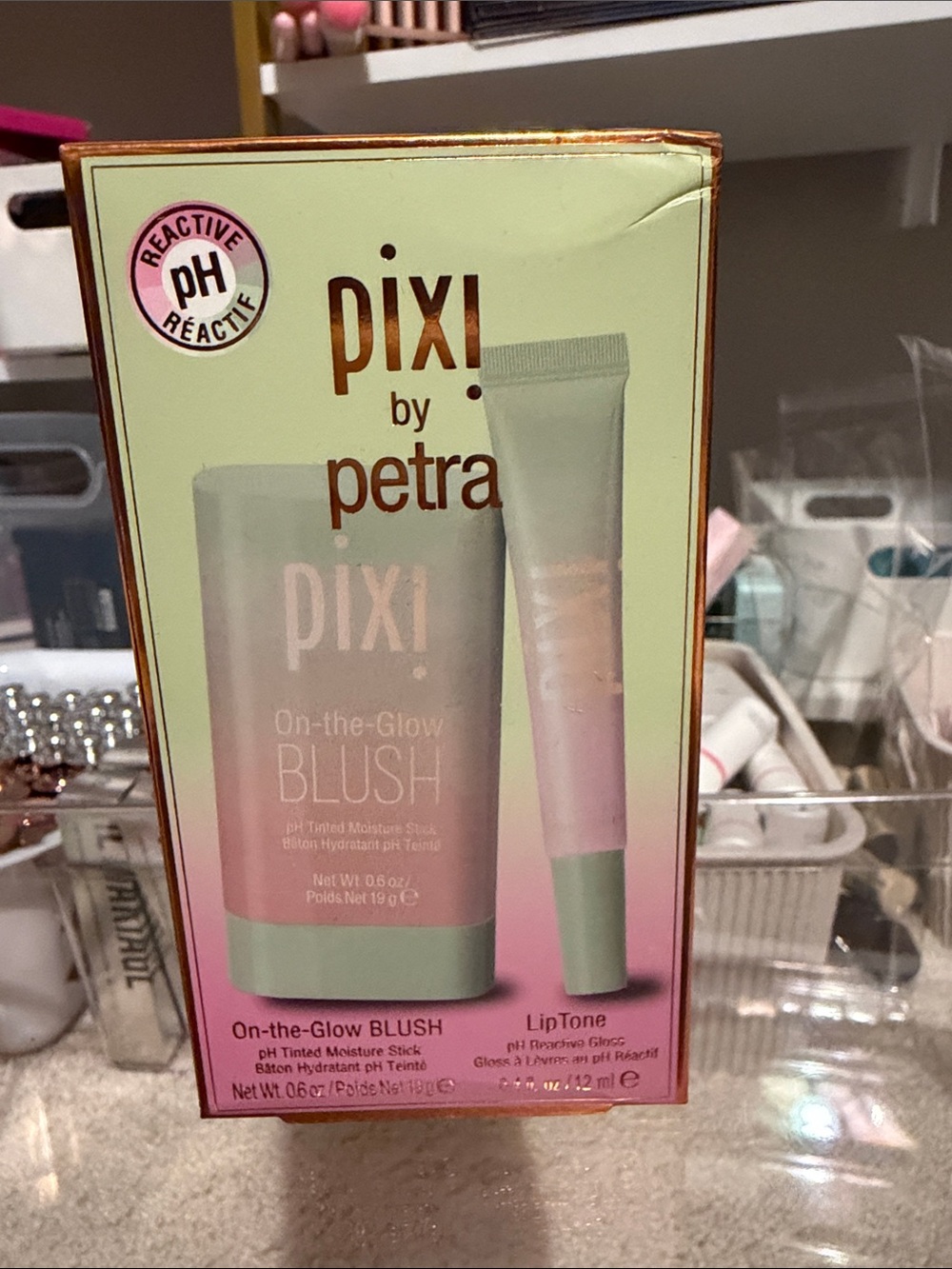Pixi by Petra PH Reactive On-the-Glow Blush + Lip Duo NEW $22 MSRP
